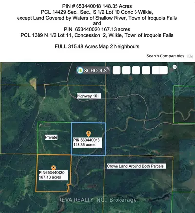N1/2 Lot 11 Con 2 Wilkie, Iroquois Falls, ON, P0K 1G0