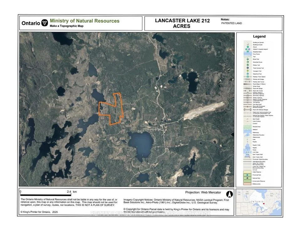 PL7280 LANCASTER LK VACANT LAND , Kirkland Lake, ON P2N 3J1