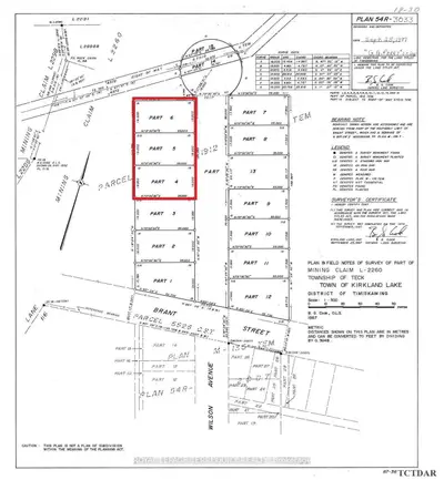 Lots 4, 5 & 6 Wilson Avenue, Kirkland Lake, On P2n 1h1
