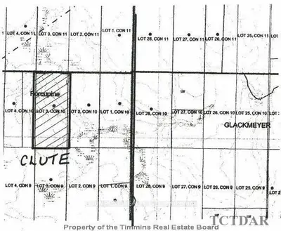 Clute, Lot 3, Con 10, Cochrane, On P0l 1c0