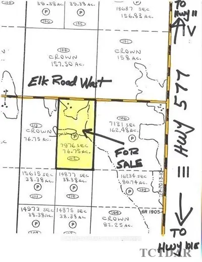 Ne 1/4 L2 C3 Stock Twp., Elk Road W, Matheson, On P0k 1c0