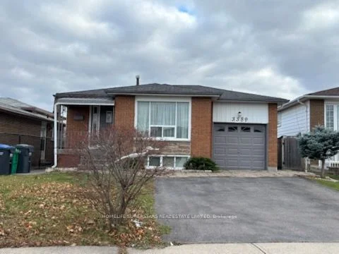 3389 Monica Drive, Mississauga, On L4t 3e6
