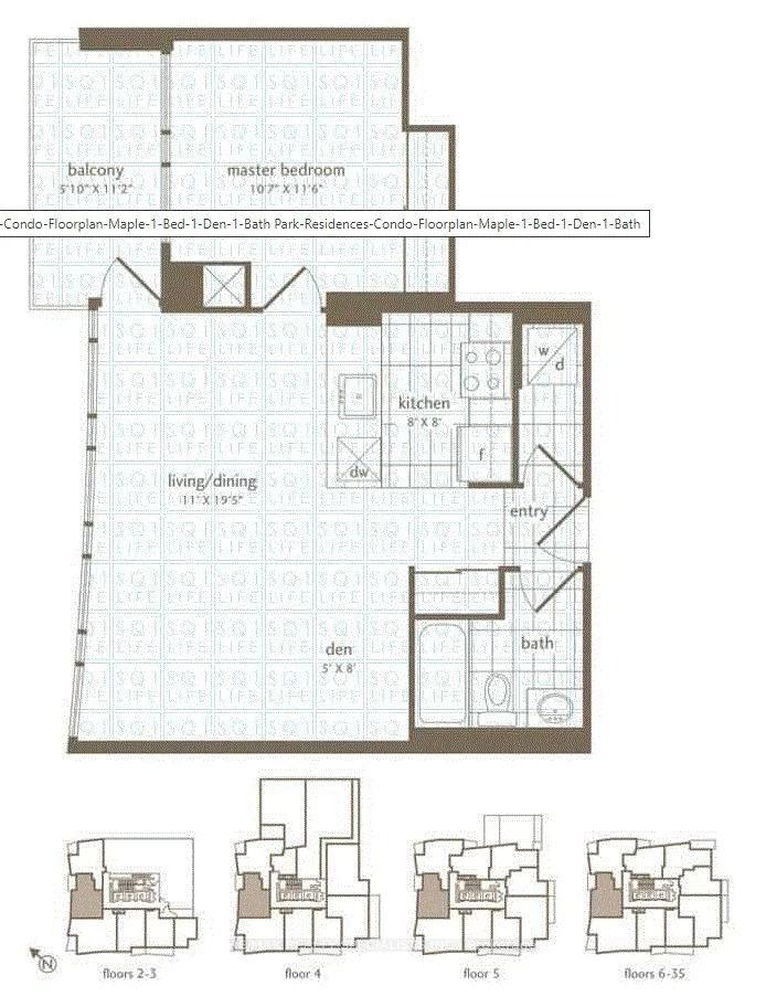 4099 Brickstone Mews 1807, Mississauga, On L5b 0g2