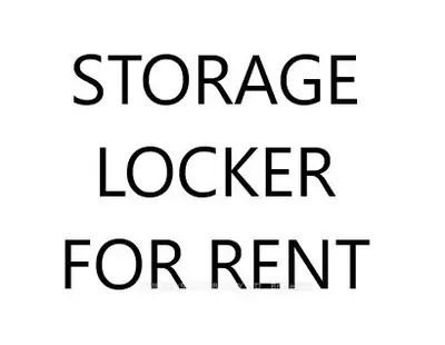 Locker in Toronto
