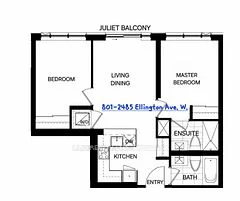 2485 Eglinton Avenue W 801, Mississauga, ON L5M 2T1