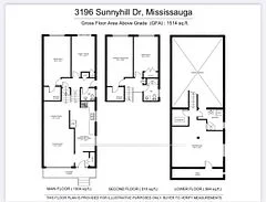 3196 Sunnyhill Drive, Mississauga, ON L4X 2K4