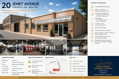 20 Jenet Avenue, Toronto, On M6h 1r4
