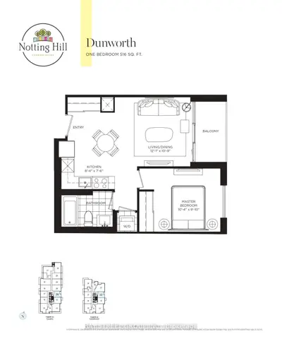 4010 Eglinton Avenue W 1822, Toronto, On M9a 0g5