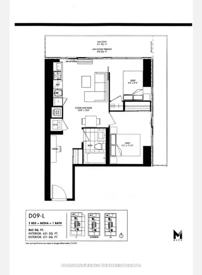 3900 CONFEDERATION Parkway 1508, Mississauga, ON L5M 0M3