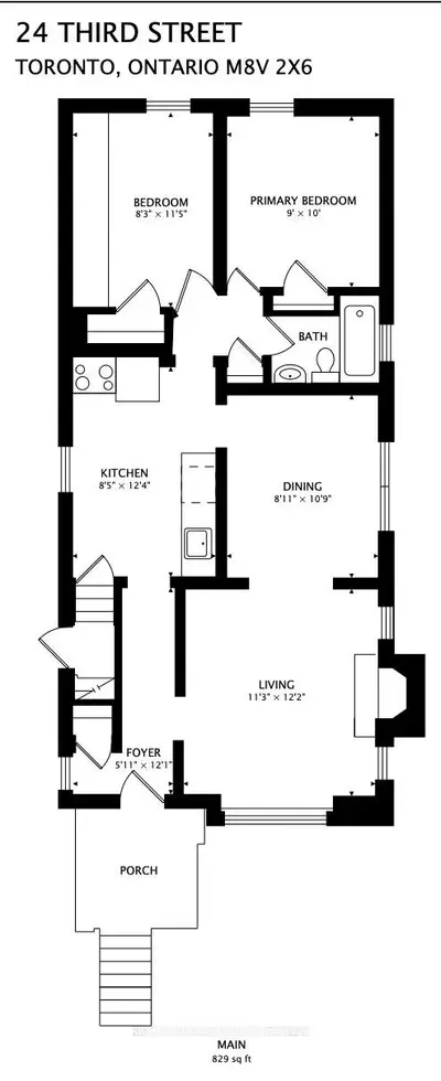 24 Third Street, Toronto, On M8v 2x6