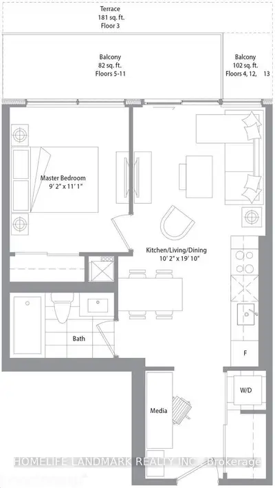 10 De Boers Drive 906, Toronto, On M3j 0h1