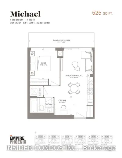 251 Manitoba Street 1011, Toronto W06, ON M8Y 4G9