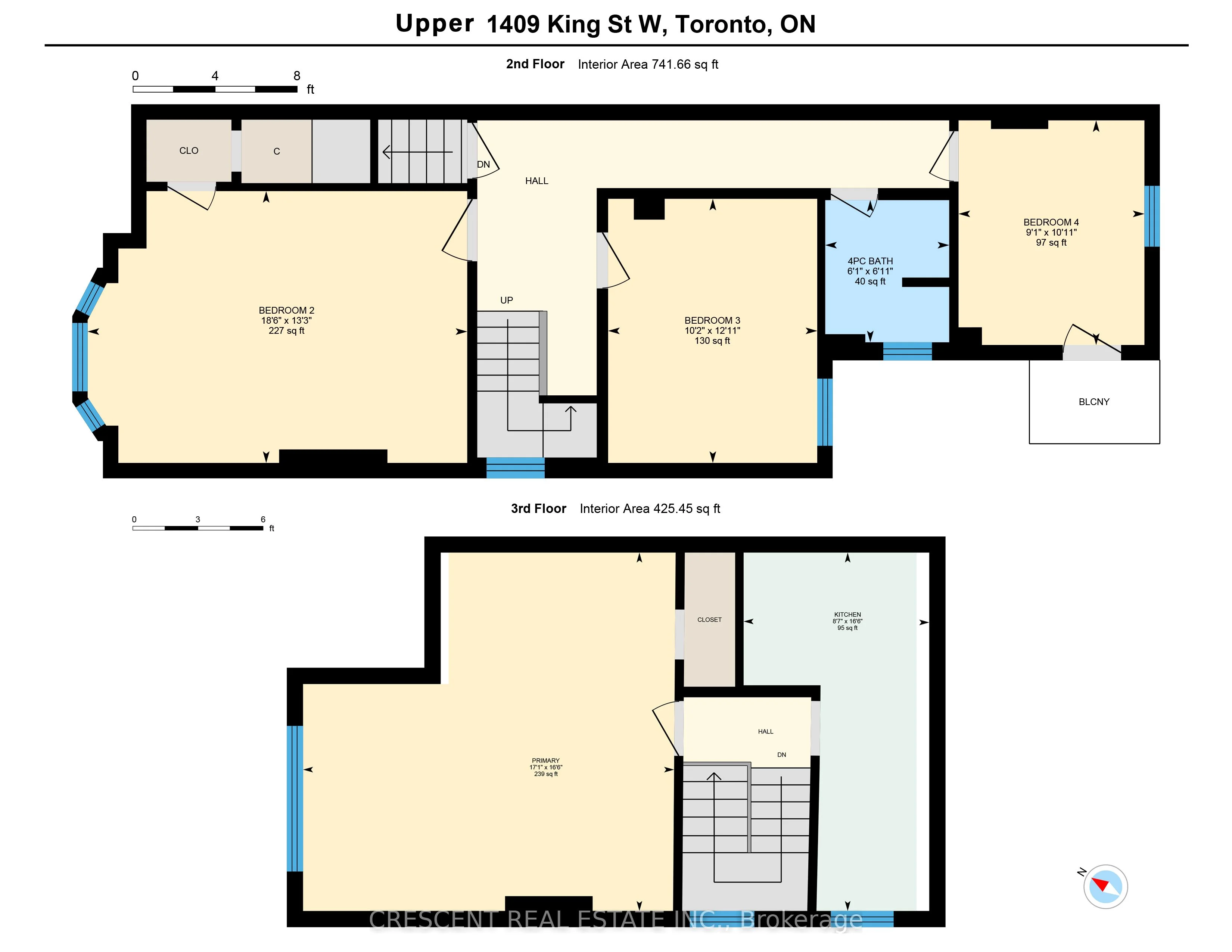 1409 King Street W Upper, Toronto W01, ON M6K 1H6