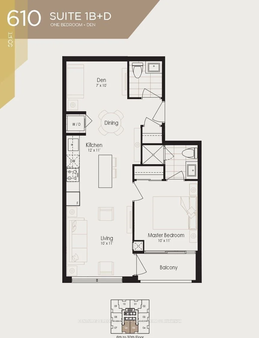36 Elm Drive W 606, Mississauga, On L5b 0n3