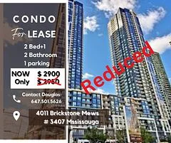 4011 Brickstone Mews 3407, Mississauga, On L5b 0j7