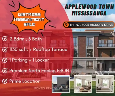 4005 Hickory Drive Th47, Mississauga, On L4w 1l1