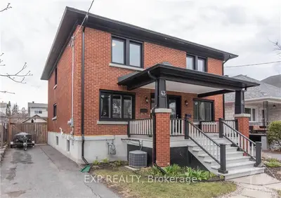 43 WARREN Avenue, Tunneys Pasture and Ottawa West, ON K1Y 0R9