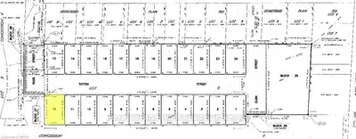 LOT 12 TOTTEN Street, Zorra, ON N0J 1J0