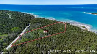 LOT 58 GAULEYS BAY Road, Northern Bruce Peninsula, ON N0H 2M0