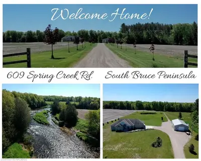 609 Spring Creek Road, South Bruce Peninsula, On N0h 2t0