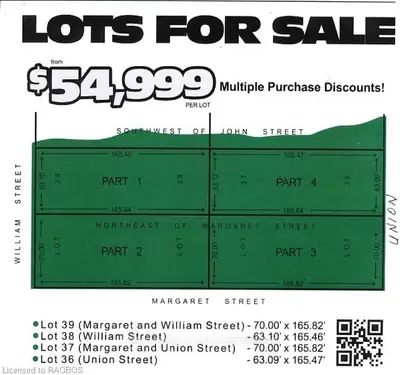 Lot 36,37,38,39 Margaret Street, Minto, On N0g 1z0