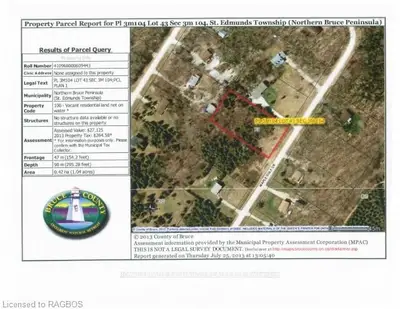 Lot 43 Maple Golf Crescent, Northern Bruce Peninsula, On N0h 1w0