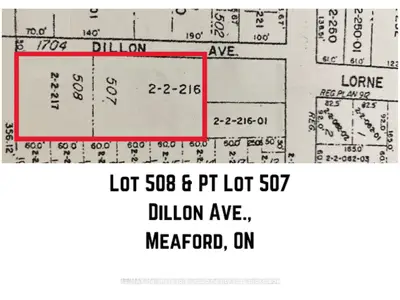Lot 508 Dillon Avenue, Meaford, On N4l 1e9