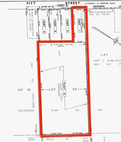 Lot Pitt Street, Cornwall, On K6k 1a4