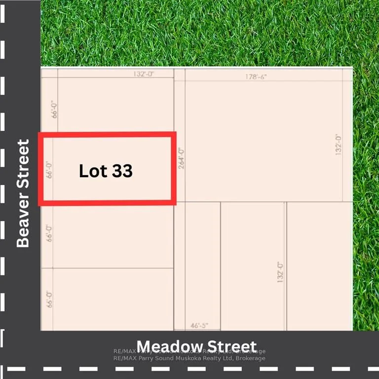 Lot 33 Beaver Street W LOT 33, Parry Sound, ON P2A 2R1
