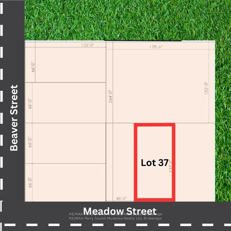 Lot 37 Meadow Street W Lot 37, Parry Sound, ON P2A 2R1