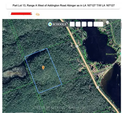 Lot 13 Addington Highlands, Addington Highlands, On, K0h 1k0