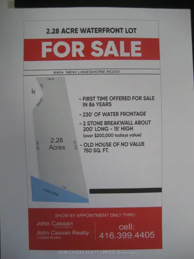 404 New Lakeshore Road, Norfolk, On N0a 1n3