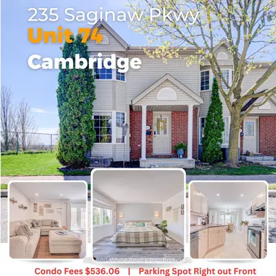 235 Saginaw Parkway 74, Cambridge, On N1t 1x4
