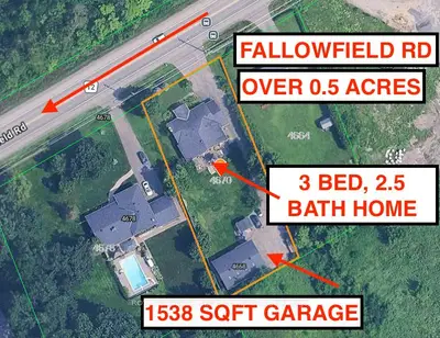 Detached in Fallowfield Rd South of Ottawa