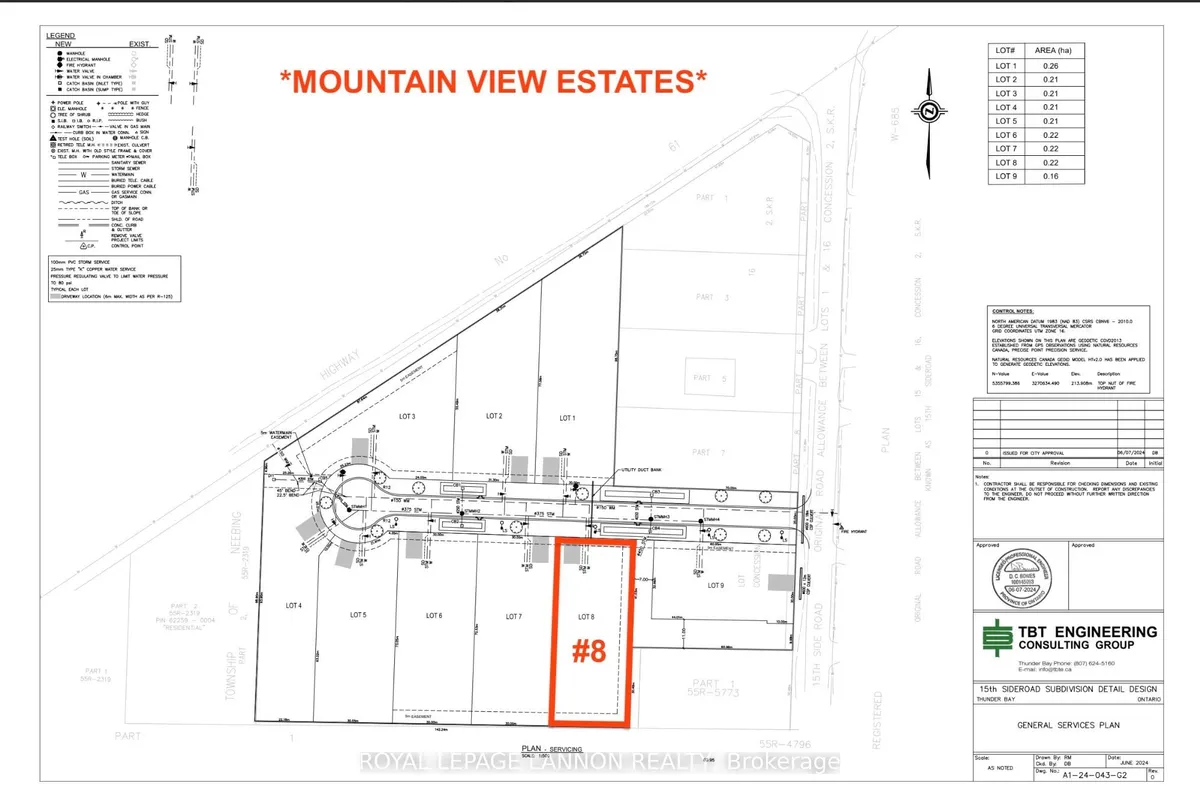 Lot #8 Mountain View Dr., Thunder Bay, On P7j 1e2