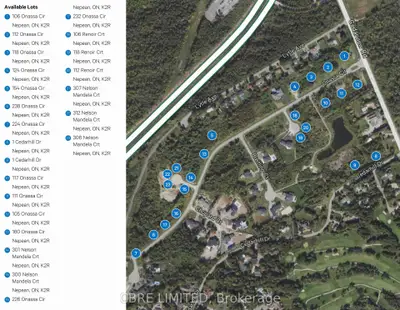 Onassa* Circle, Bells Corners And South To Fallowfield, On, K2r 0a3