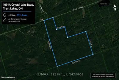 1091a Crystal Lake Road, Trent Lakes, On K0m 3a0