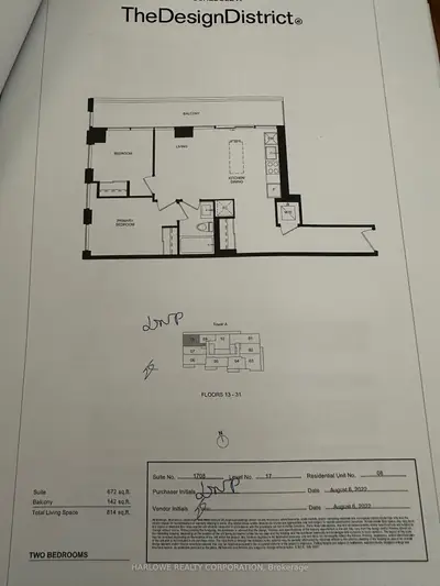 91 John Street N 1708, Hamilton, On L8r 0b6
