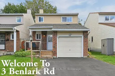3 Benlark Road, Barrhaven, On K2j 2l5