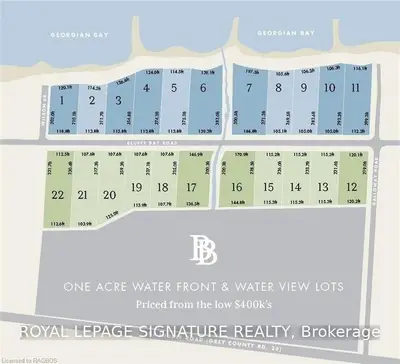 Lot #22 Plan 16M67, Georgian Bluffs, ON N0H 2T0