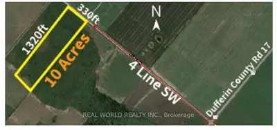 0 Ptlt9 Con5 4th Ln Sw Road, Melancthon, ON L9V 2C1
