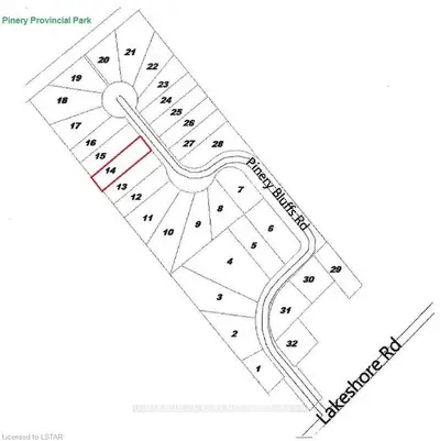 LT 14 PINERY BLUFFS Road, Lambton Shores, ON N0M 1T0