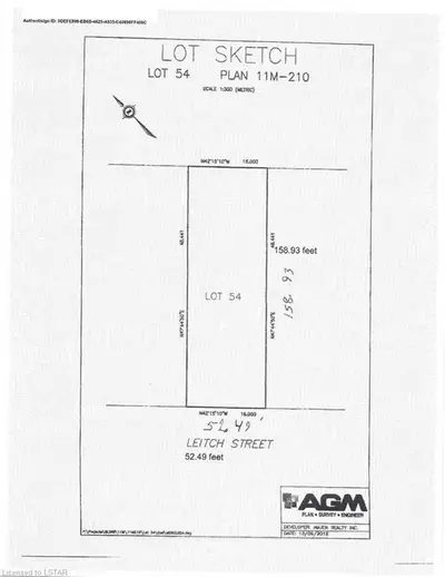 Lot 54 Leitch Street, Dutton/dunwich, On N0l 1j0