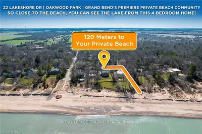 22 LAKESHORE Drive, South Huron, ON N0M 1T0
