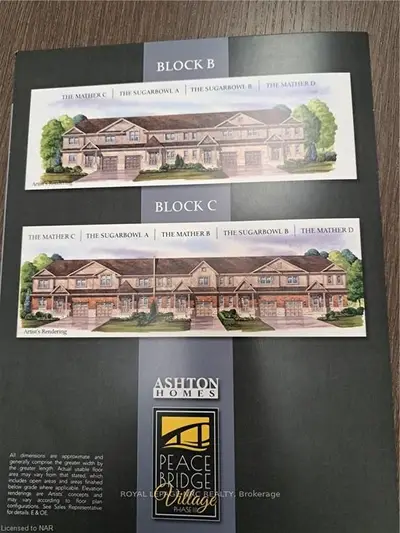 Lot 16 The Sugarbowl Model-peacebridge Village, Fort Erie, On, 000 000