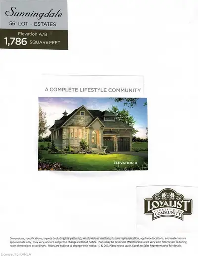 100 Greenhaven Court Lot 32, Loyalist, On K0h 1g0