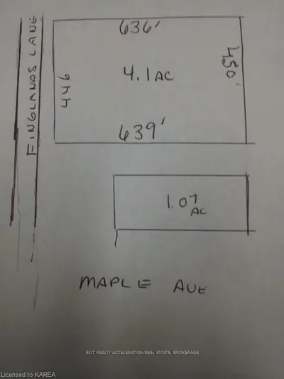0 Fingland`s Lane/ Maple Ave., Deseronto, On, K0k 1x0