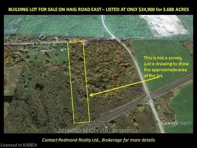 LOT E HAIG Road, Front of Leeds & Seeleys Bay, ON K0E 1L0