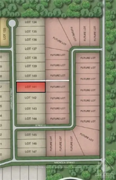 LOT 141 CARNATION Street, Clarence-Rockland, ON K4K 1K9