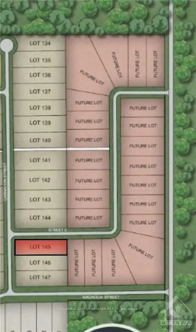 LOT 145 CARNATION Street, Clarence-Rockland, ON K4K 1K9